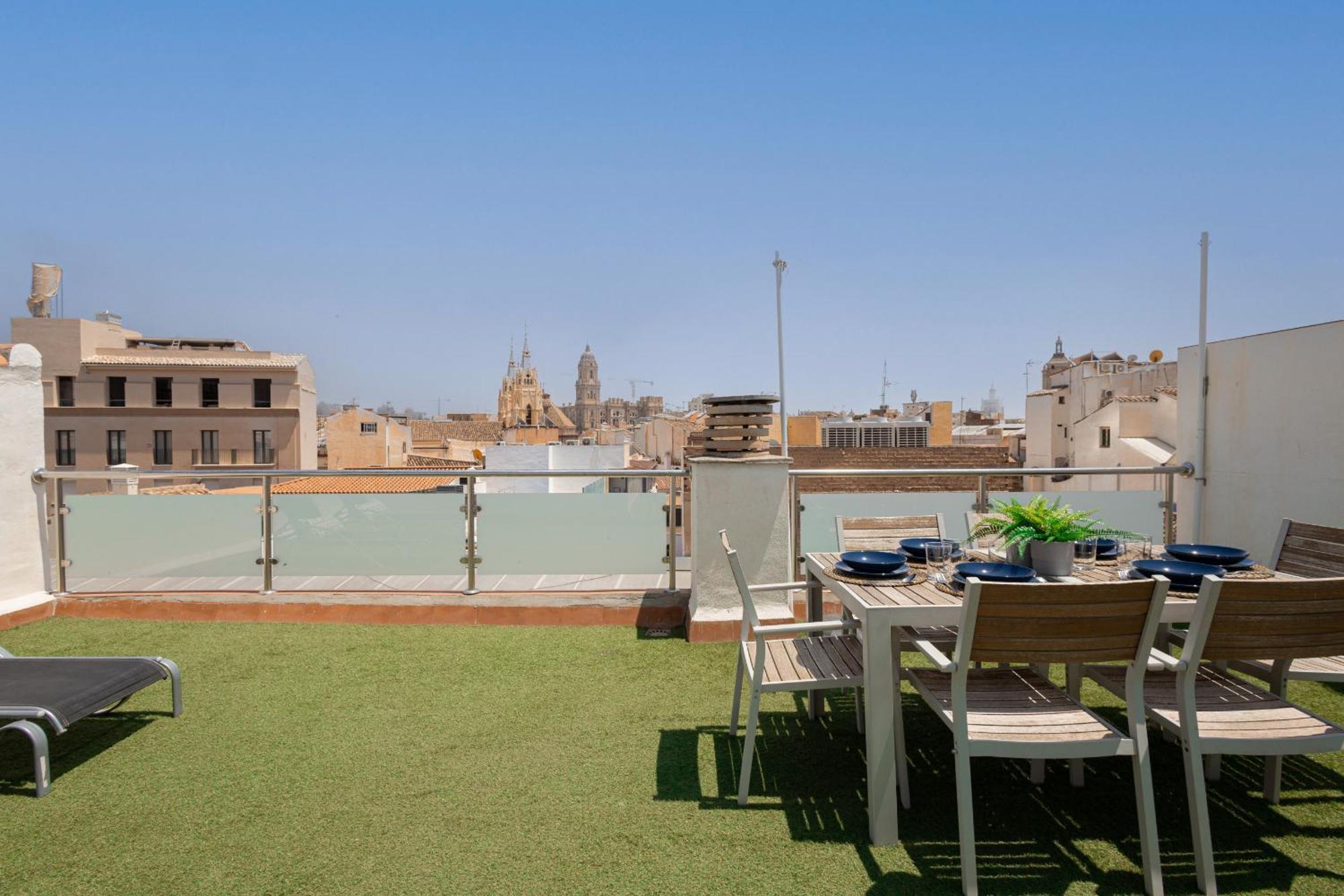 Apartamento C103 - Sunny Terrace, Old Town Views Málaga Exterior foto