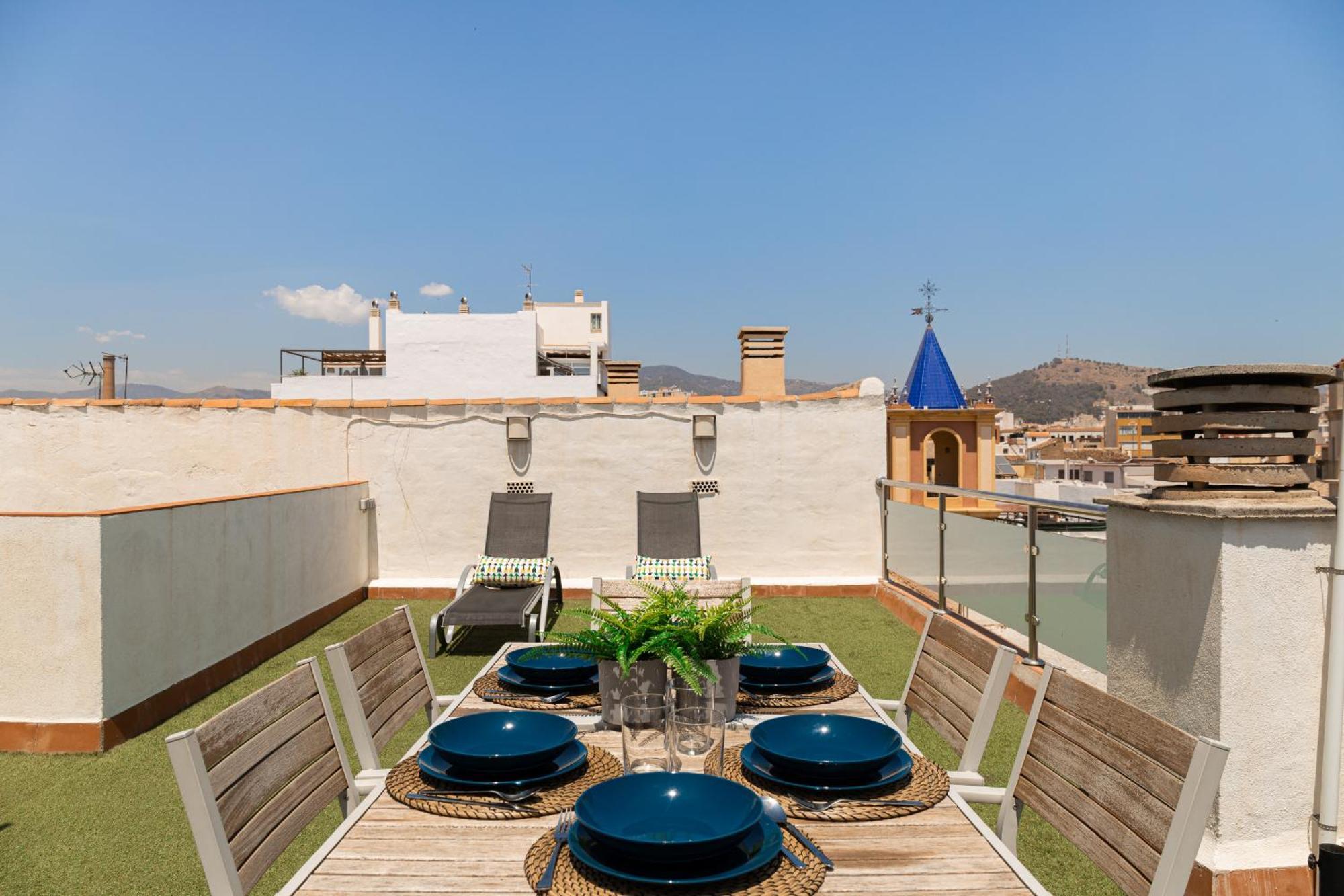 Apartamento C103 - Sunny Terrace, Old Town Views Málaga Exterior foto